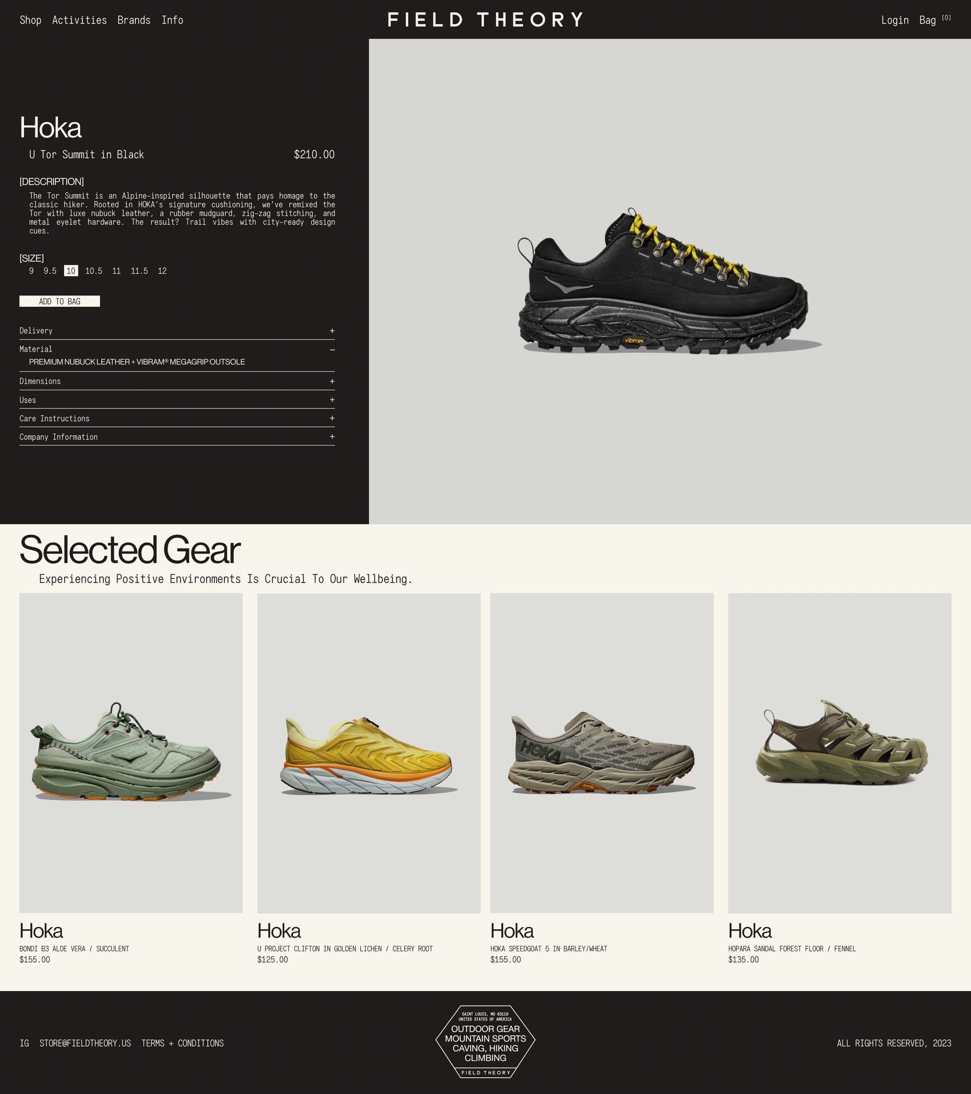 Field Theory – Creative Direction + Site Design