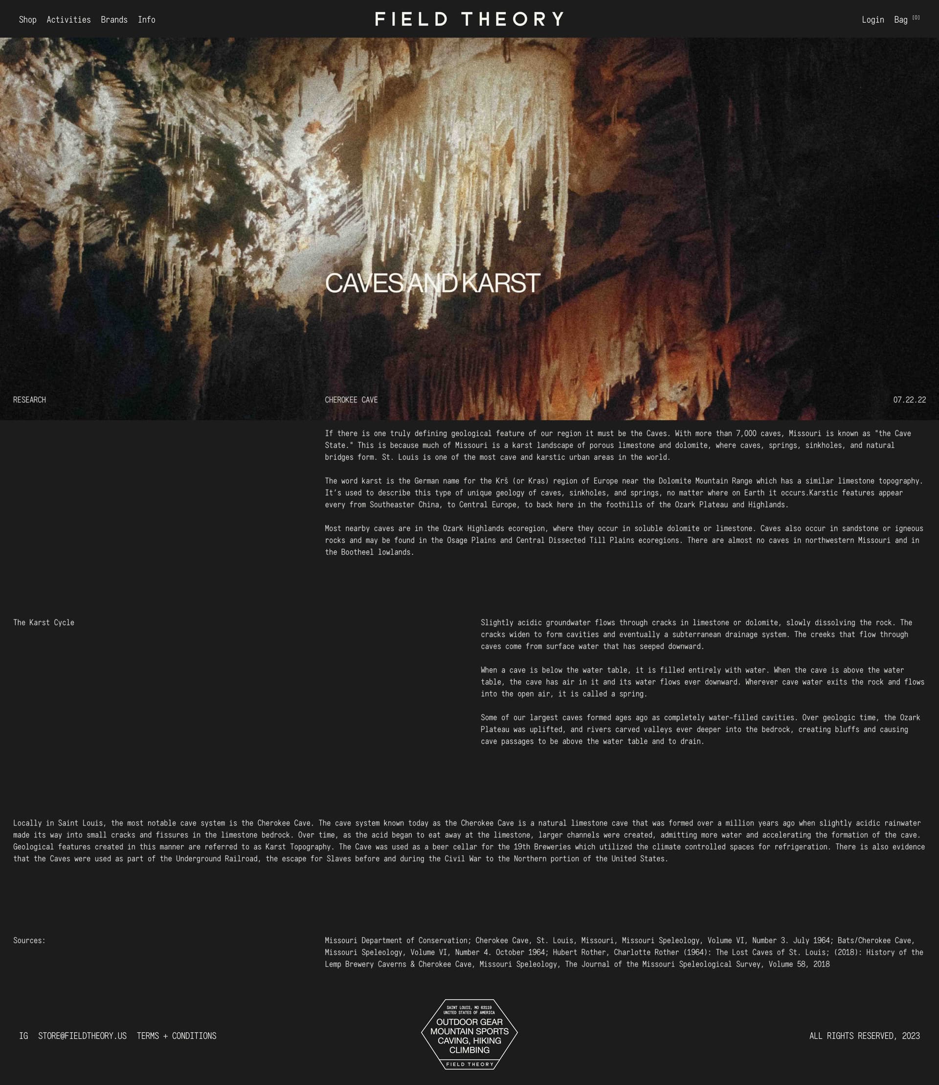 Field Theory – Creative Direction + Site Design