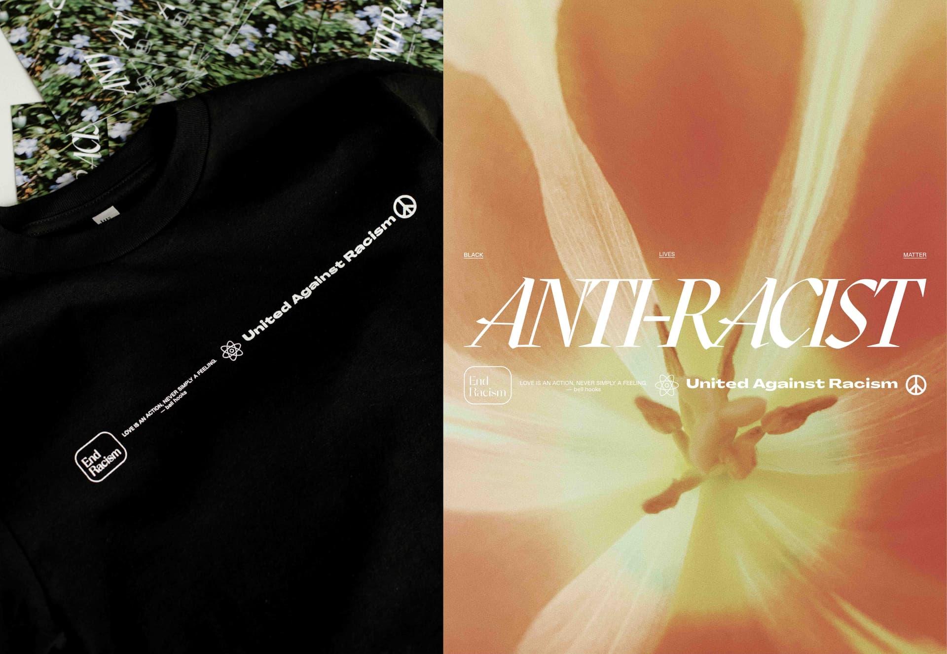 East•West – Art Direction + Merch Design