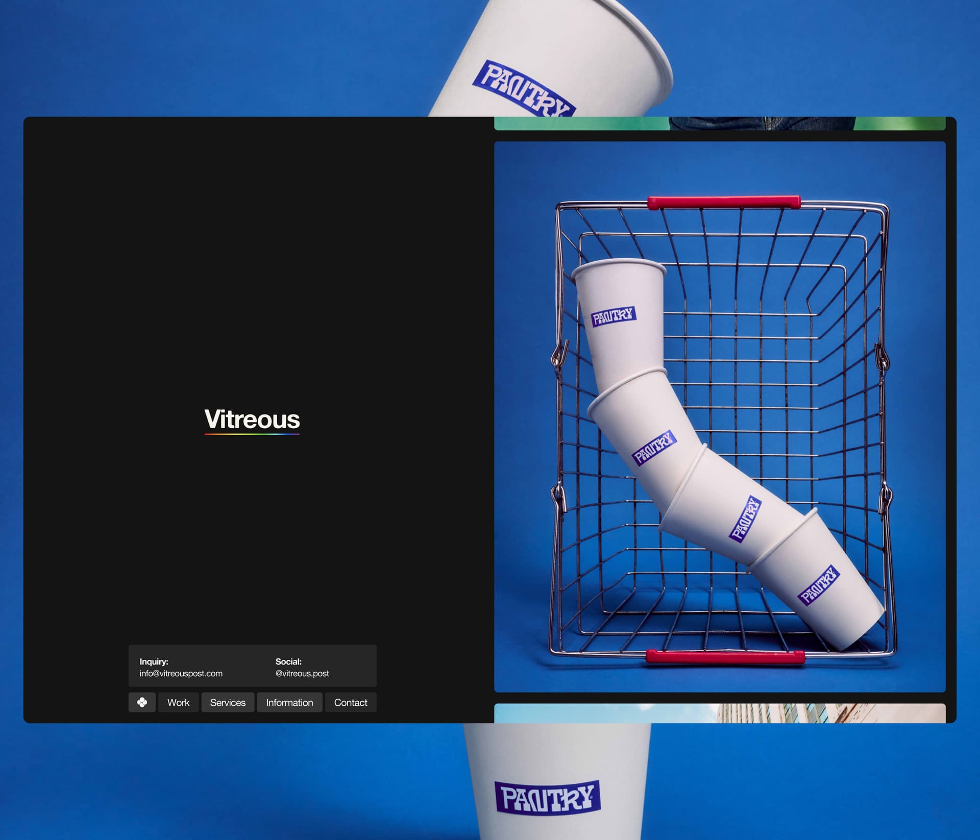 Vitreous – Creative Direction + Site Design