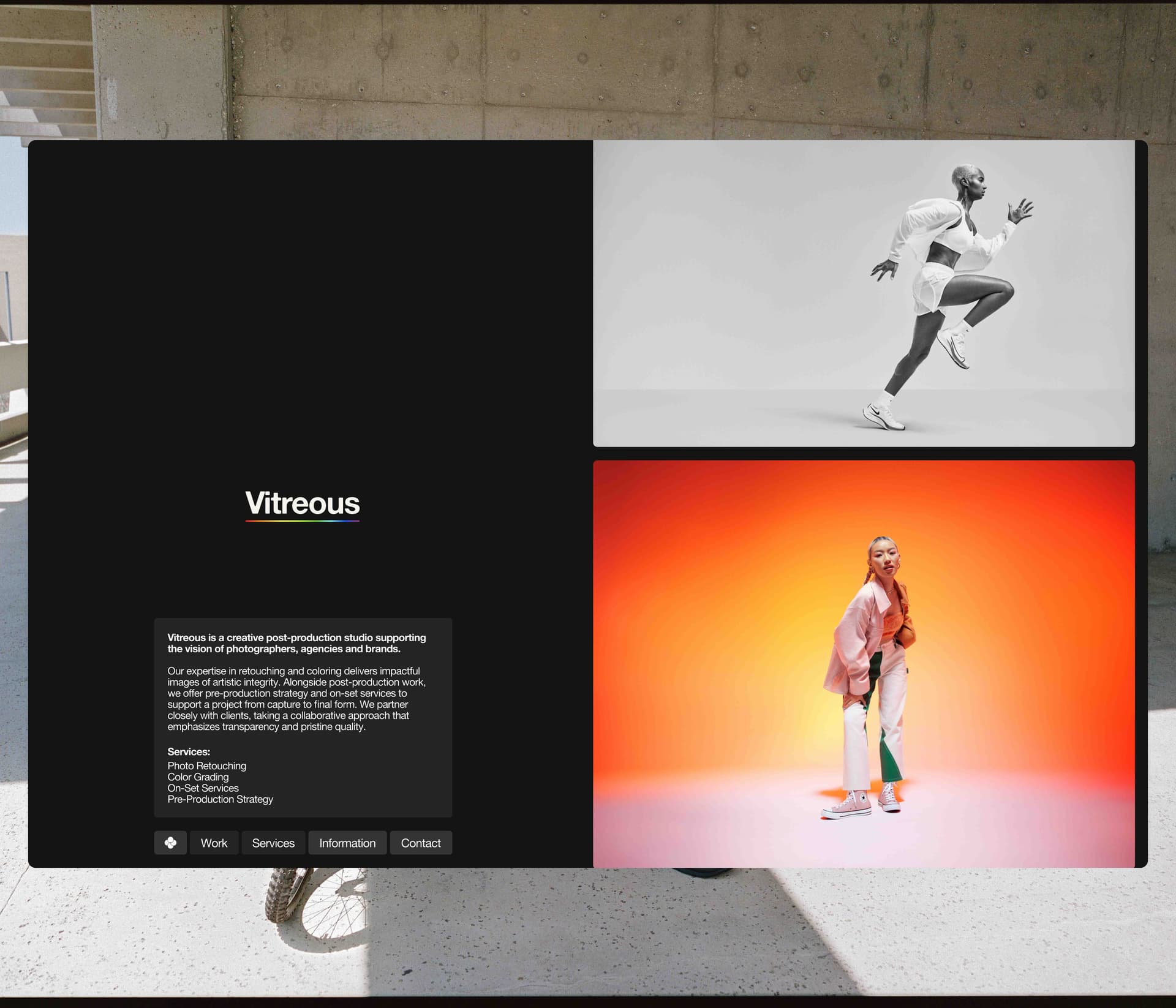 Vitreous – Creative Direction + Site Design