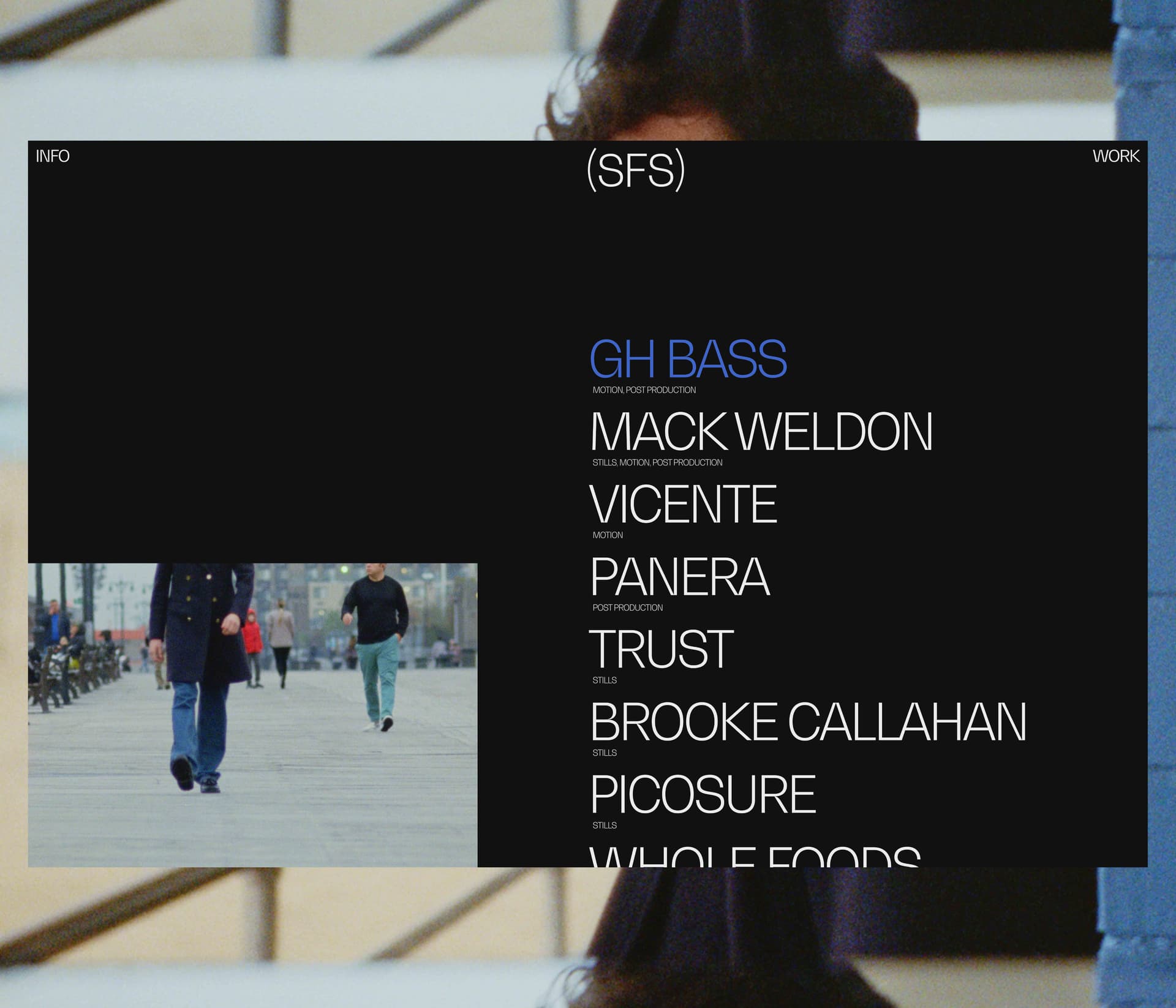 SFS – Creative Direction + Site Design
