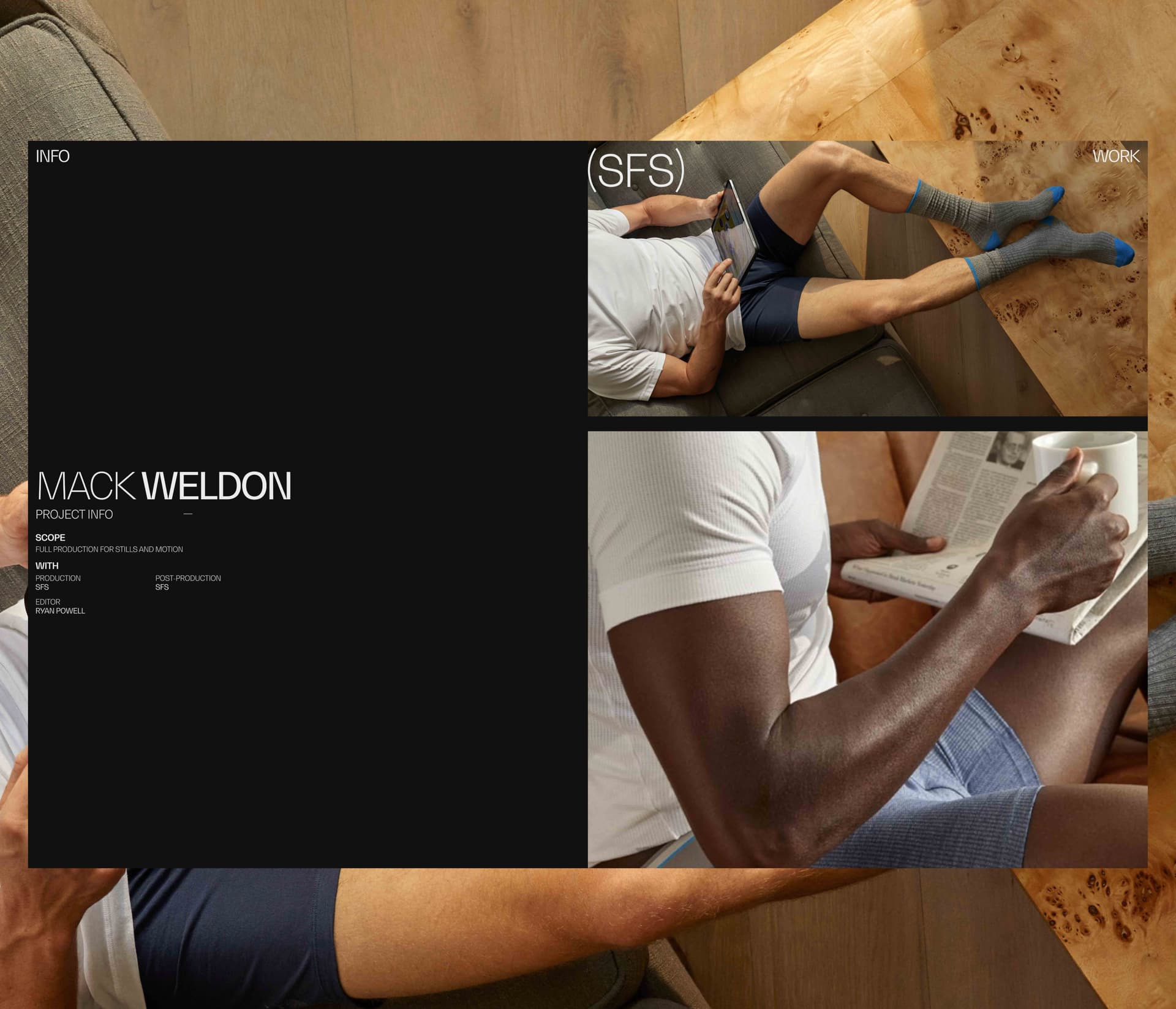 SFS – Creative Direction + Site Design