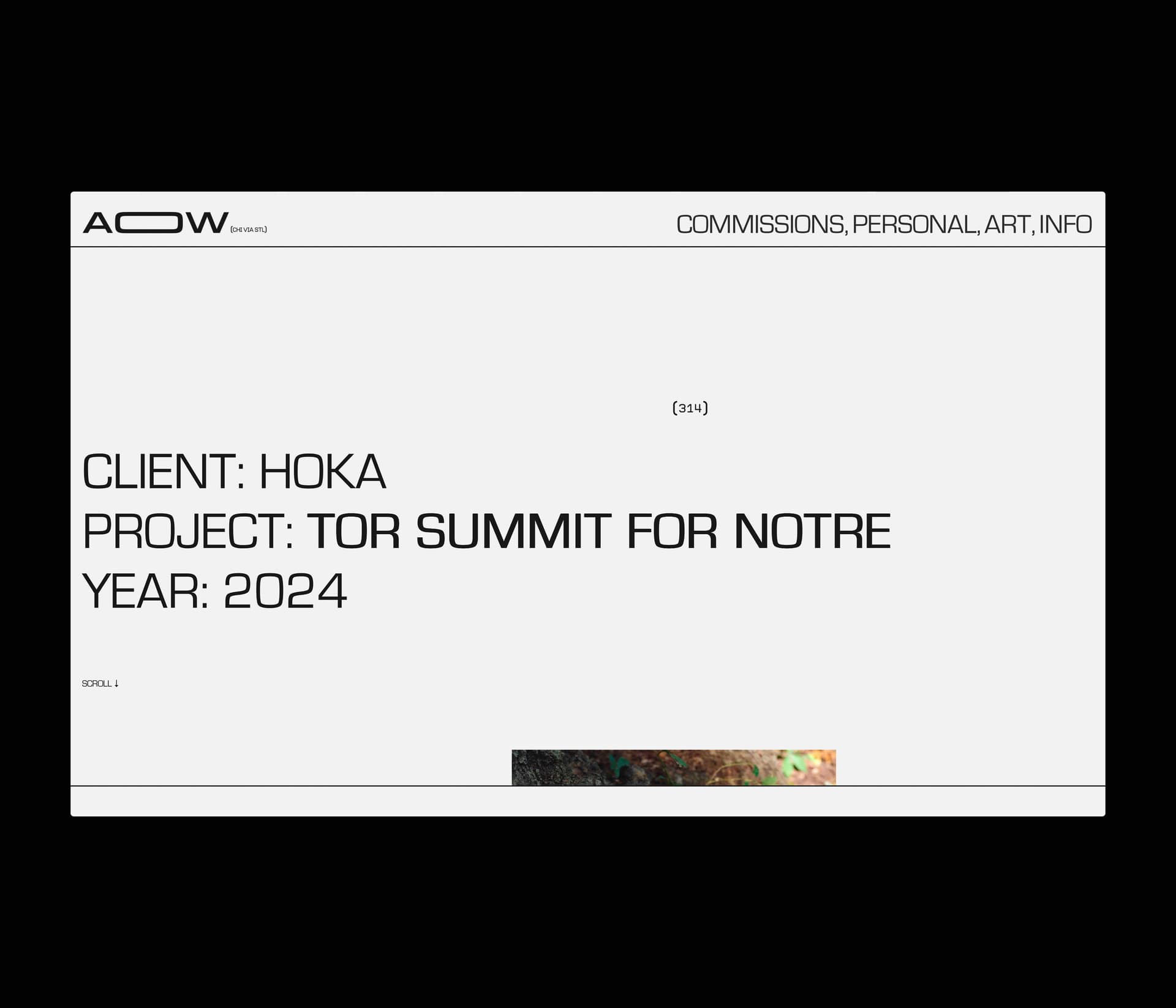 AOW – Creative Direction + Site Design