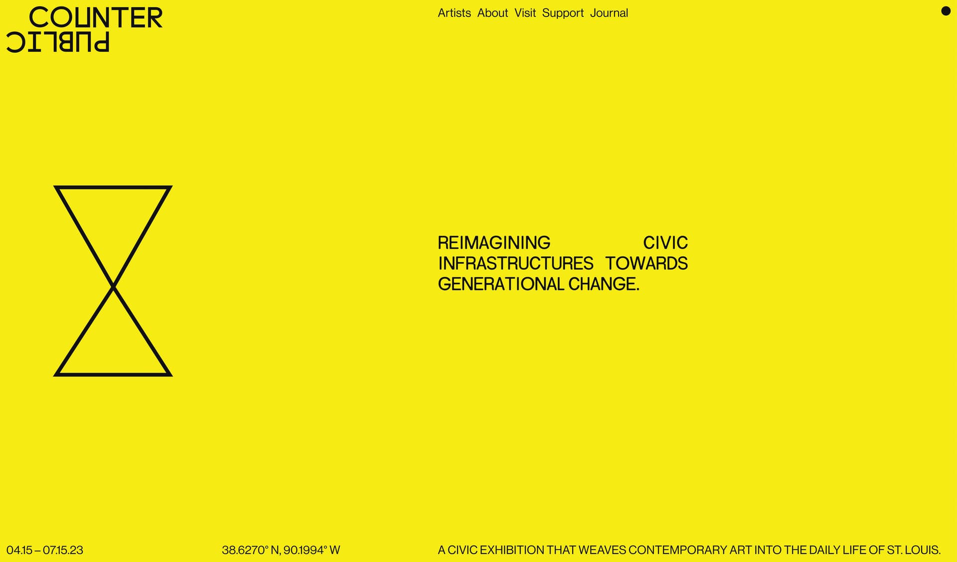 Counterpublic – Site Design