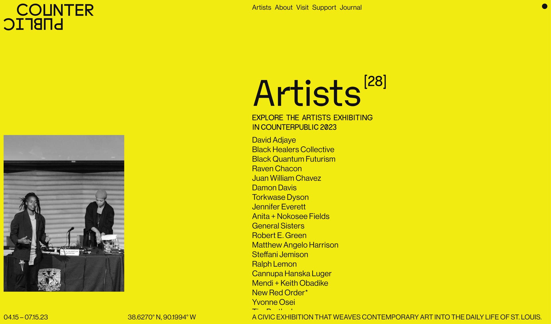 Counterpublic – Site Design