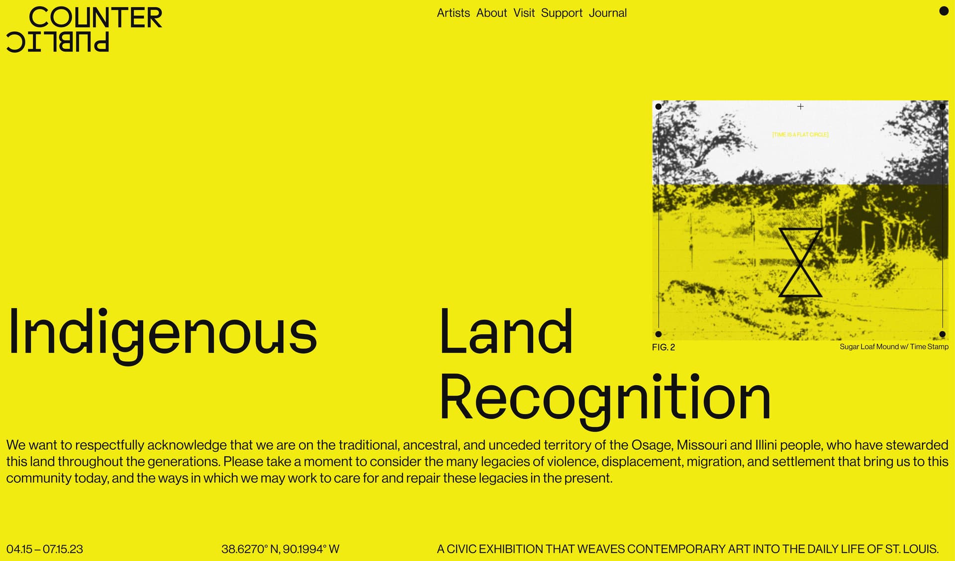 Counterpublic – Site Design